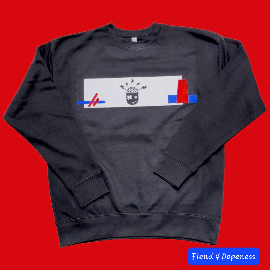 Fiend 4 Dopeness Abstract Block Crewneck