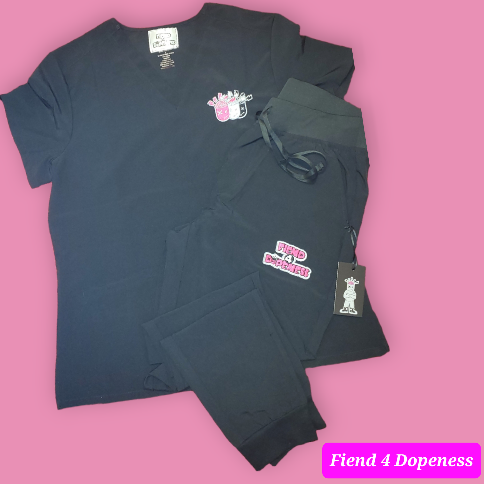 Fiend 4 Dopeness Triple Greatness Medical Scrubs