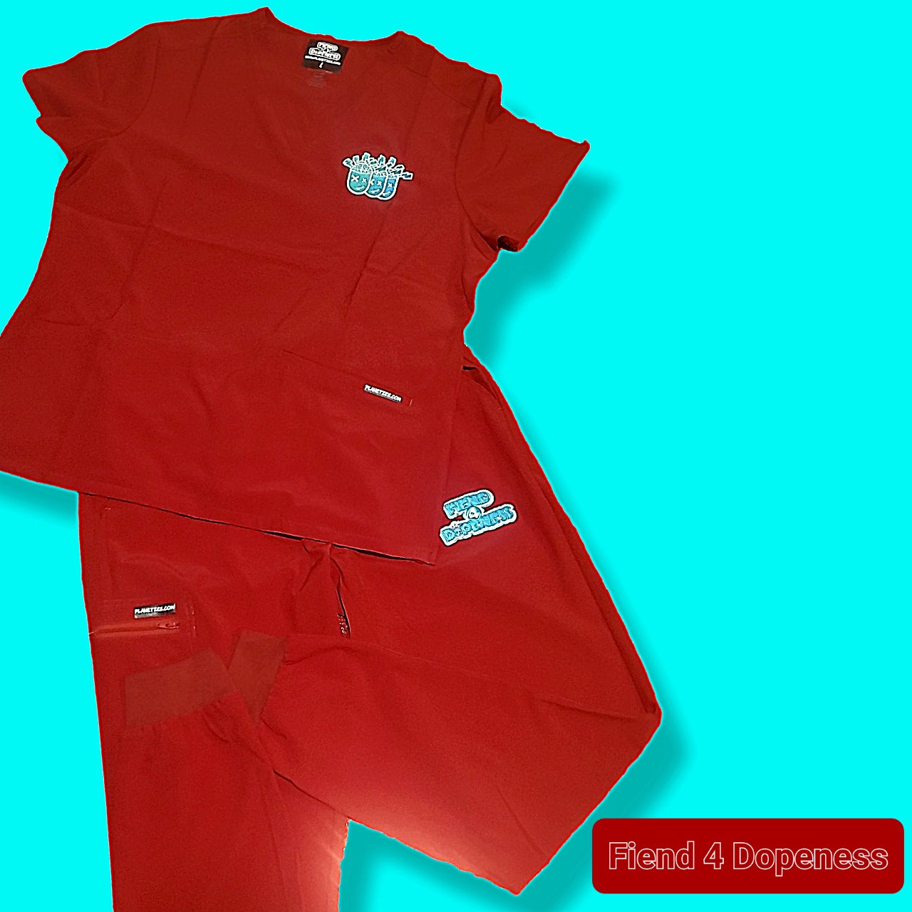 Fiend 4 Dopeness Triple Greatness Medical Scrubs